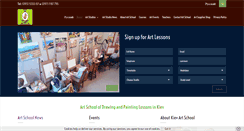 Desktop Screenshot of kievartschool.com