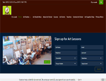 Tablet Screenshot of kievartschool.com